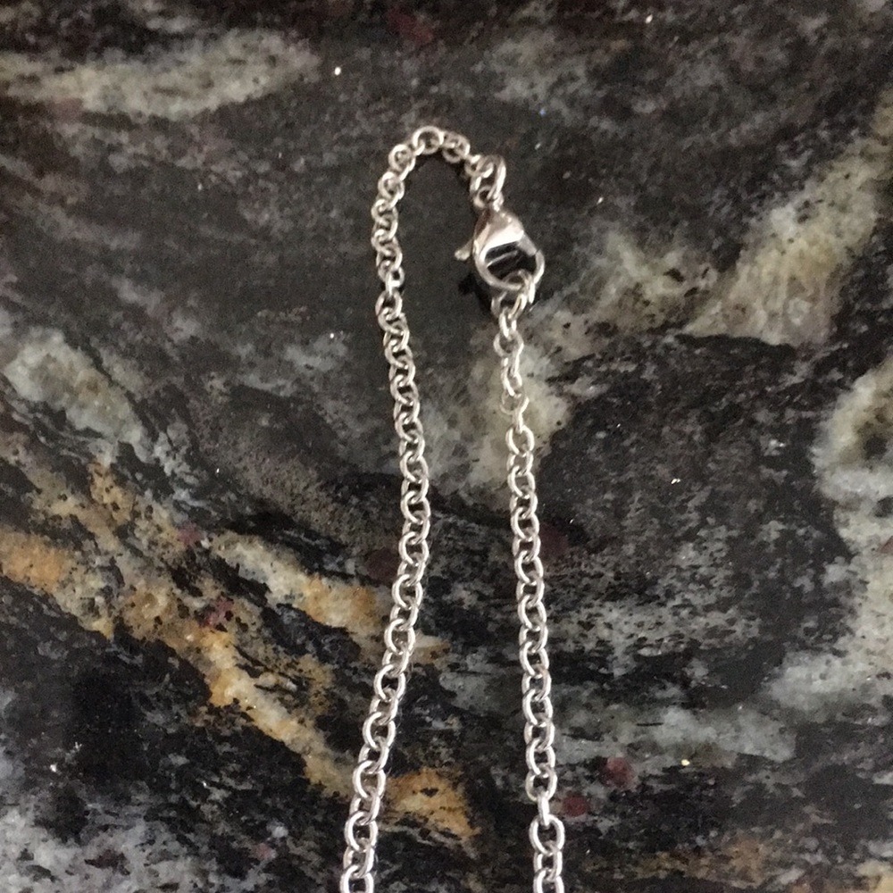 Sunflower Silver Necklace - Picture 3 of 3